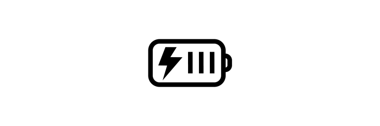 Popolnoma električni MINI – polnjenje – ikona baterije